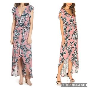 🌸🌺 Splendid Floral Wrap Maxi Dress - Small